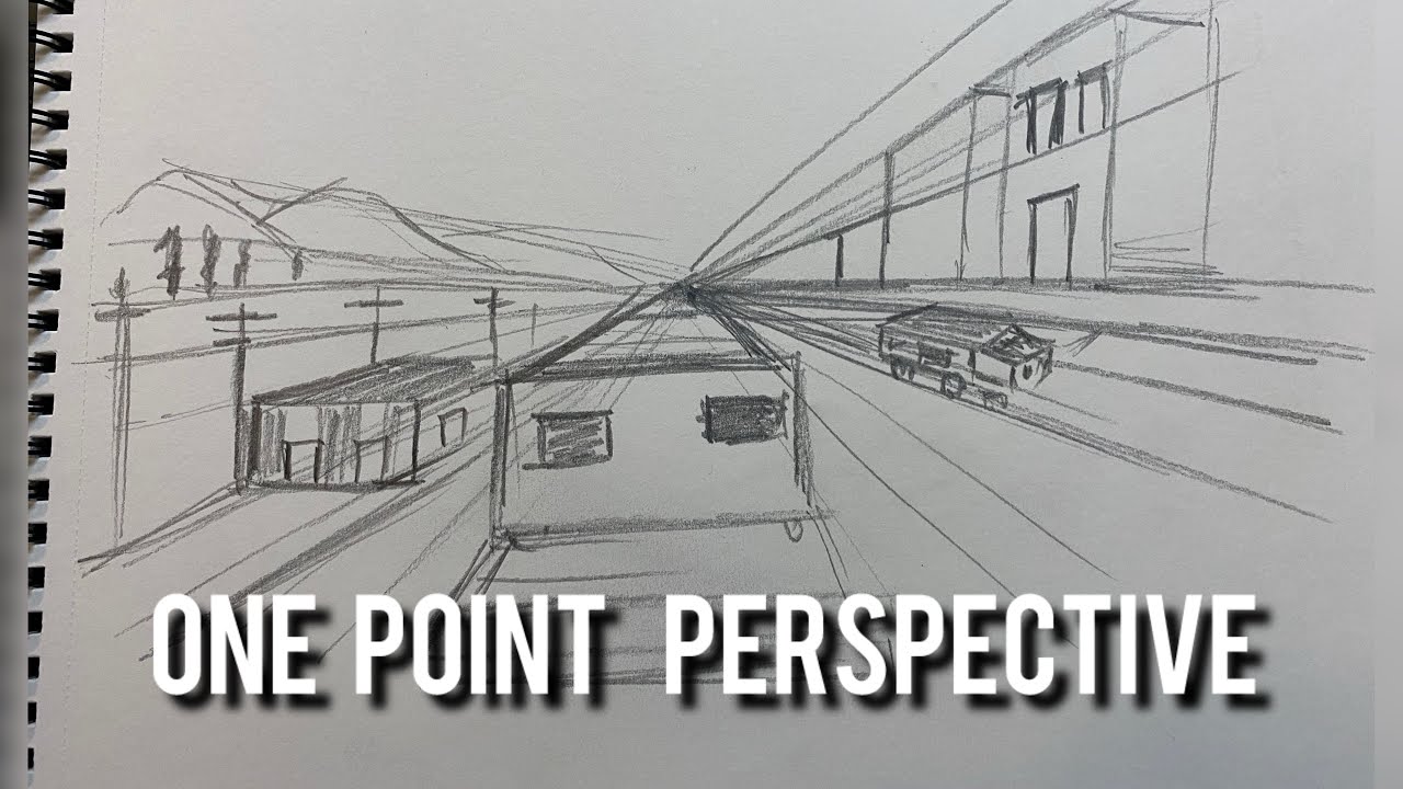 One Point Perspective Drawing Easy Method |How to Make One Point Perspective Drawing 