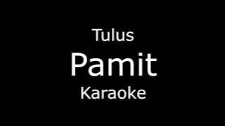 Tulus - Pamit (karaoke/lirik)