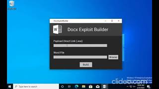 DOCX EXPLOIT NO MACRO 2022 (Word Exploit by DocxExploitBuilder) Guide