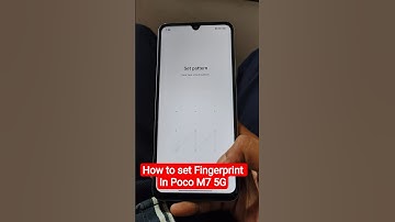 How to Set Fingerprint in Poco M7 5G, All Poco Smartphone Fingerprint Set #short #shorts