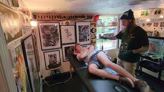 Snake and Flower Tattoo Shop tour #snakeandflowertattoo #saltspringisland