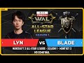 Wc3  orc lyn vs blade hu  wb semifinal  warcraft 3 allstar league  season 1  monthly 3