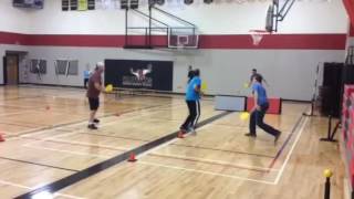 TGFU Net Wall Games 5-Foam Ball Pickle Ball lead up