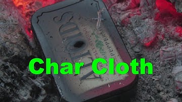 How To Make Char Cloth Using An Altoids Tin