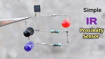 Simple IR Proximity Sensor Circuit [ Without IC ] | how to make proximity sensor | Diy IR Sensor
