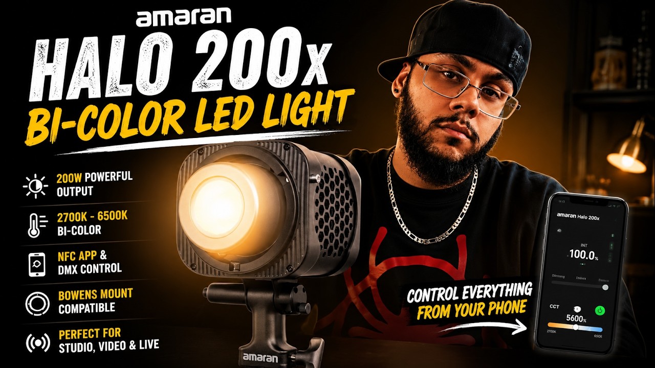 🎥 Amaran Halo 200x Bi-Color (Review) — Video review, click xem trên YouTube