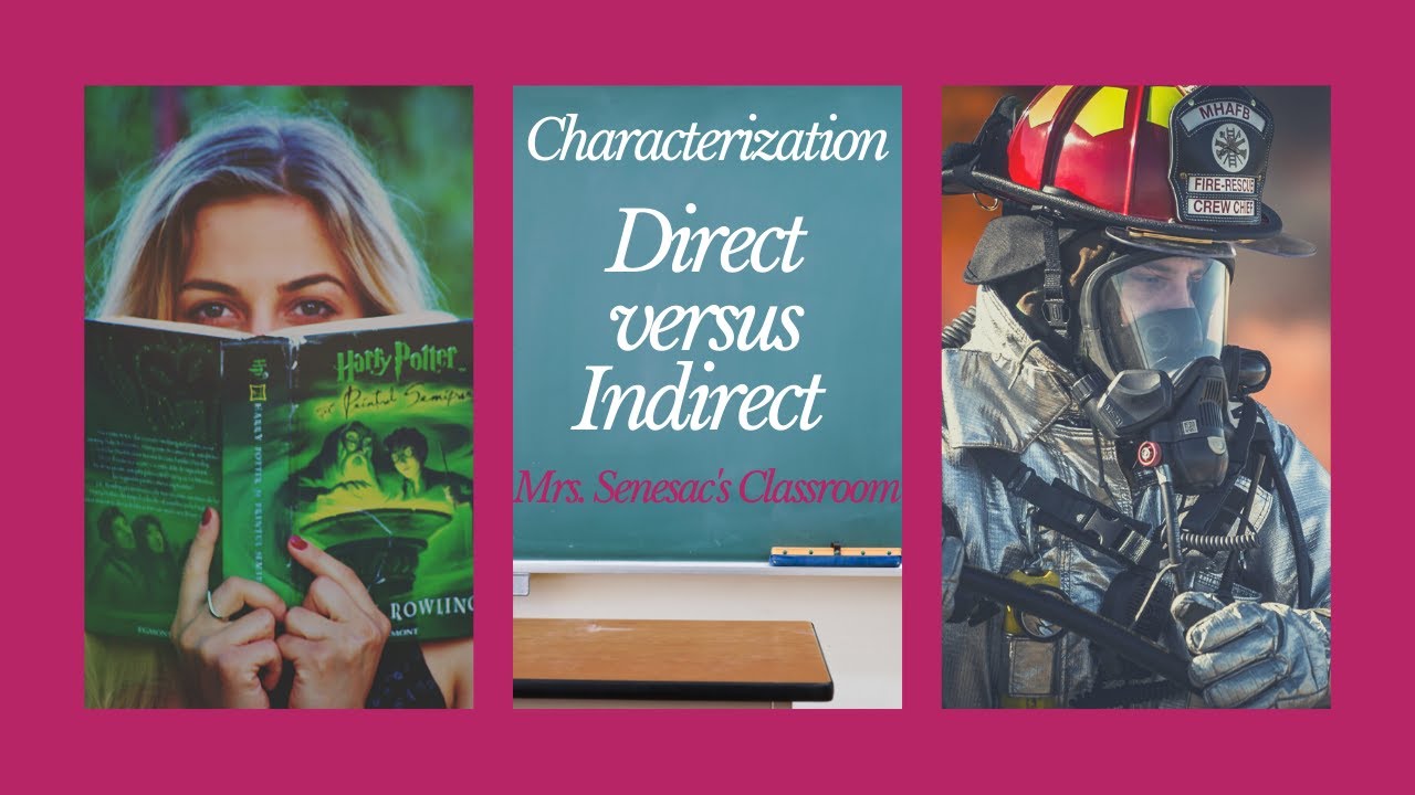 Direct And Indirect Characterization Lesson Youtube