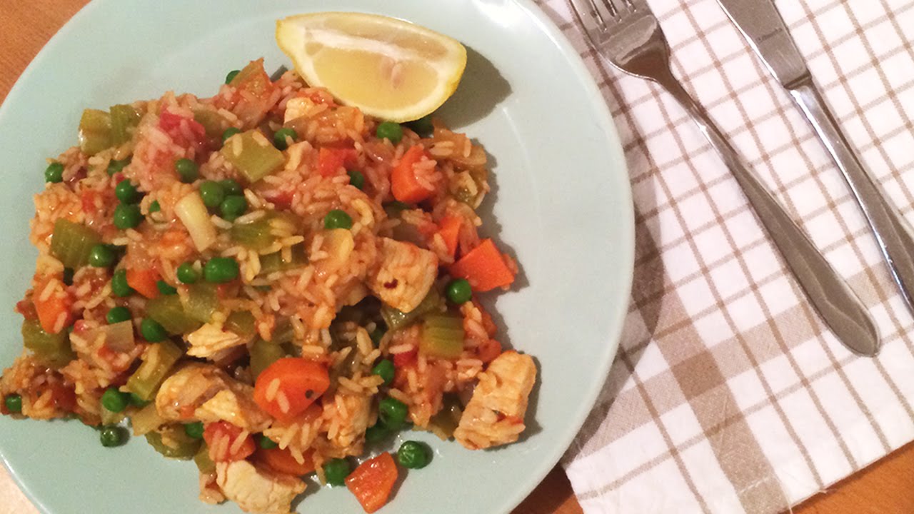 Easy Chicken Paella YouTube