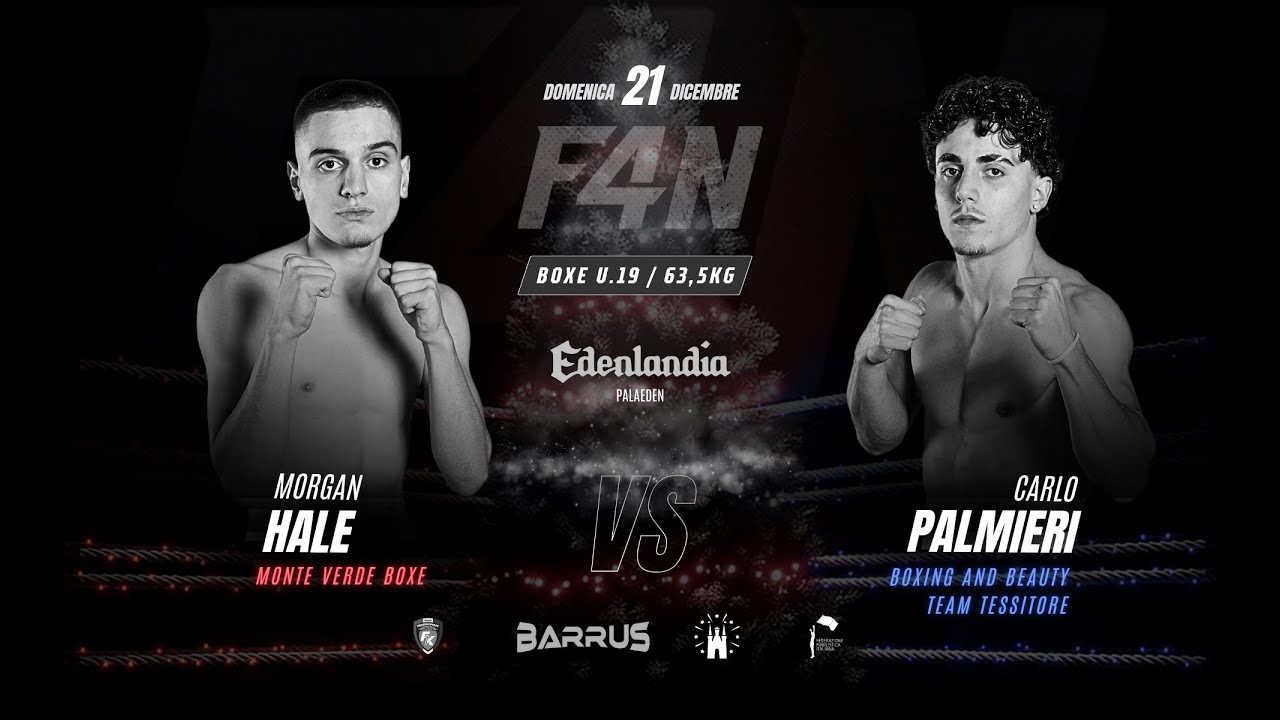 Hale Morgan vs Palmieri Carlo | MATCH BOXE UNDER 19 63,5 KG M | 