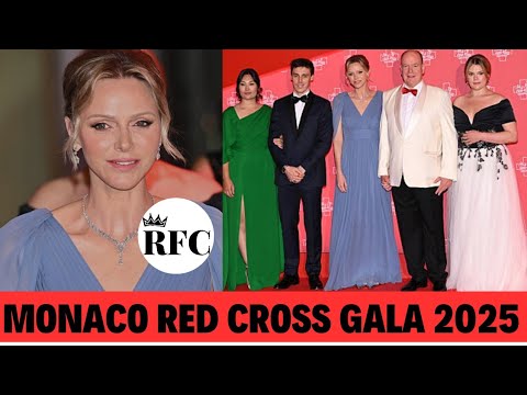 STUNNING Princess CHARLENE in Elie Saab for MONACO RED CROSS Gala 2025