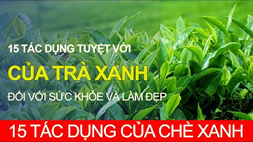 Tác dụng của trà xanh: 15 tác dụng của chè xanh với sức khỏe & làm đẹp