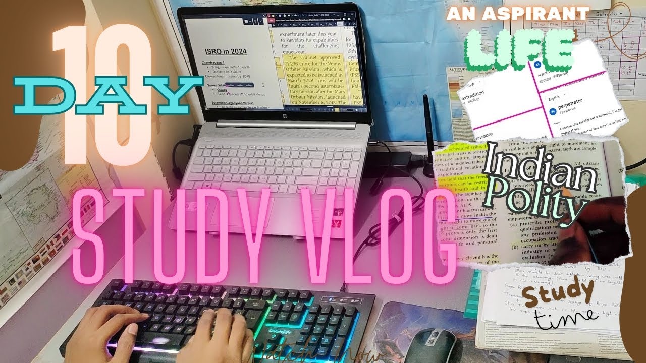 Day 10 | study vlog | UPSC aspirant 📚🔥 #study #motivation - YouTube