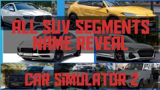 Car Simulator 2 All Luxury Sport SUV's, General SUV's, Crossover's Name Reveal | Version 1.47.6 | screenshot 3