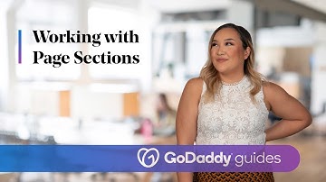 Working with Page Sections in Your GoDaddy Website - Website Builder Demo