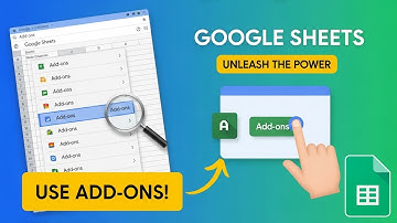 Add-ons gebruiken in Google Sheets || BACK-SPACE