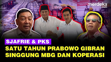 Menhan Sjafrie & PKS Blak-blakan Satu Tahun Prabowo Gibran, Singgung Masalah MBG dan Koperasi