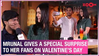 Mrunal Thakur SURPRISES her fans on Valentine's Day & speaks about heartbreak, romantic gestures