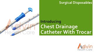 Chest Drainage Catheter  With Trocar