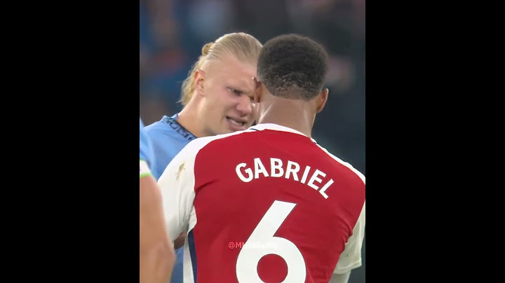Gabriel vs Haaland ☠️