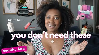 You Don&#39;t Need These For Healthy Hair - Kinky/Coily Edition | De-Influencing You (TIKTOK TREND)