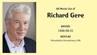 Richard Gere Movies list Richard Gere| Filmography of Richard Gere