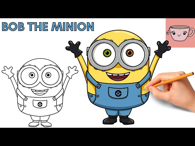 How To Draw Bob The Minion | Cute Easy Step By Step Drawing Tutorial -  Youtube