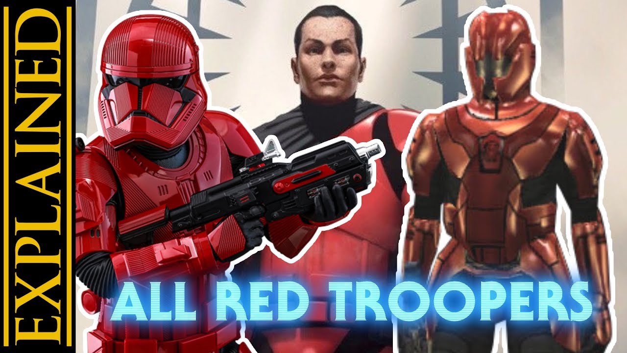 Bedstefar Troende hydrogen Every Red Trooper Type in Star Wars - YouTube