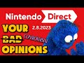 Reading Your Nintendo Direct 2/8/23 Opinions | Spicy Take Salad