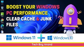 Speed Up Your Slow Windows PC in 3 Steps | Clear Cache & Junk Files (2024)