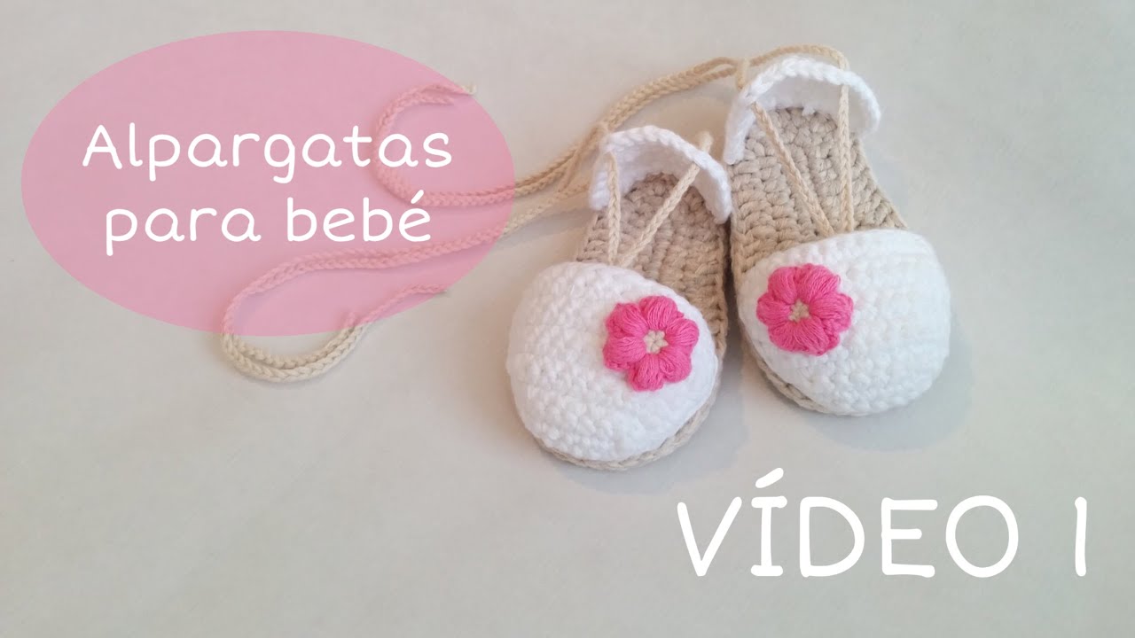 SANDALIAS O ALPARGATAS A CROCHET PARA BEBÉ CucoCuco