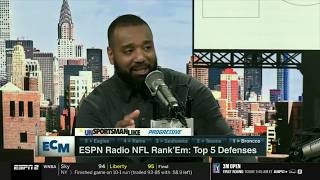 Chris Canty NFL Rank'Em Top 5 Defenses: 1. Broncos, 2. Texans, 3. Seahawks, 4. Rams, 5. Eagles