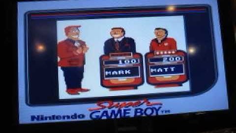 Jeopardy! Game Boy Run Game 2: Part 1