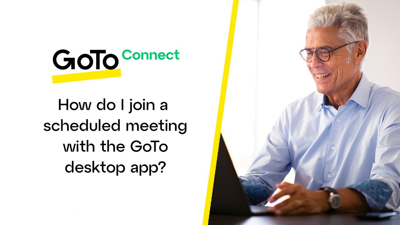 How do I join a scheduled meeting with the GoTo desktop app? - YouTube