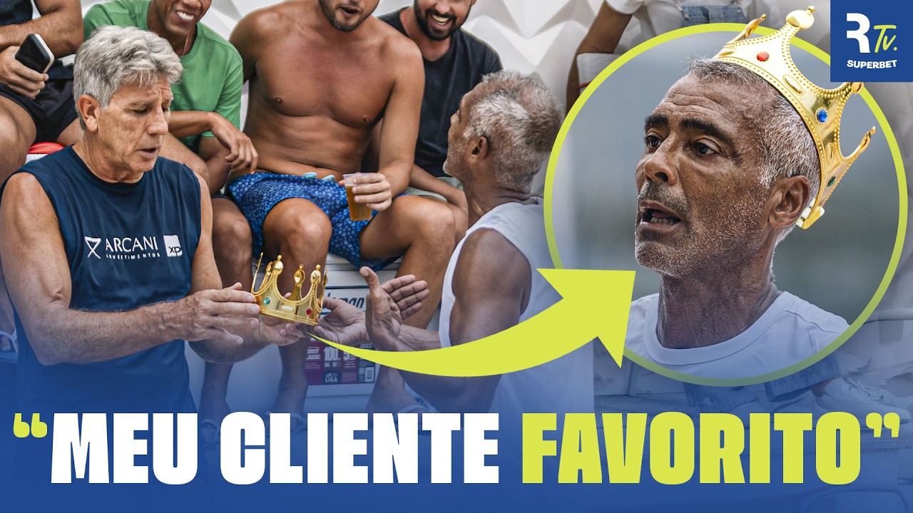 ROMÁRIO E RENATO GAÚCHO FIZERAM UM DESAFIO NO FUTEVÔLEI PRA SABER QUEM É O REI DO RIO!