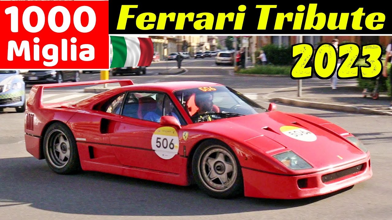 Ferrari Tribute to 1000 Miglia 2023 - Day 3, Modena - F40, Testarossa, SF90, 812 Competizione, Dino