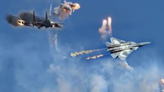 Scary! America's best F-35 pilot destroys a Russian SU-57 fighter jet heading for the border