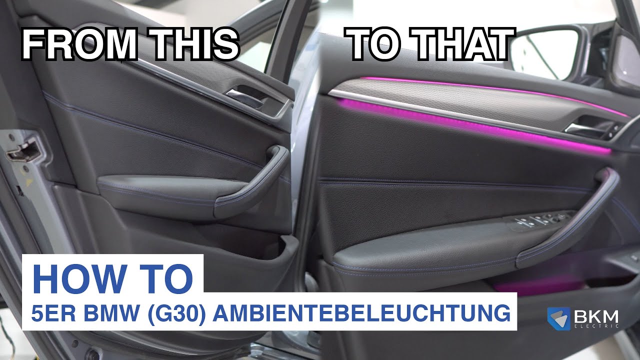 Ambientebeleuchtung für BMW 5er G30 G31 inkl. Einbau - CarHex