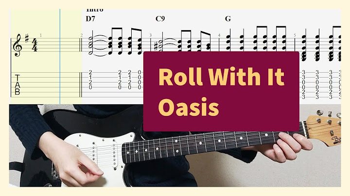 Roll With It Guitar version - Guitar performance video thumbnail