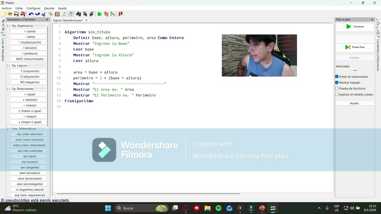 Jerarquía de operaciones!!! Proyecto de Algoritmo. Video 1!