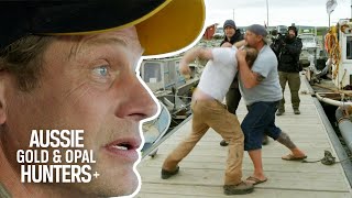 Shawn Pomrenke & Kris Kelly Call The POLICE On Each Other After FIGHT Breaks Out | Bering Sea Gold Net Worth