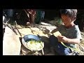 Cooking Pindaloo which is Asian food recipe ll Primitive technology