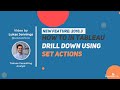 How to in Tableau in 5 mins: Create a Set Action Drill Down