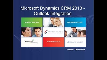 Outlook Integration with Microsoft Dynamics CRM 2013 (Part I)