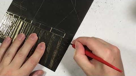 Timelapse Scratchboard Art after Brassaï