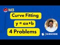 02 | Curve Fitting  2,3 &amp; 4 Problems | Module 5 VTU Mathematics | easy 6 marks