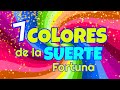 🔴🤑  Los 7 COLORES De La SUERTE Que Mas Atraen FORTUNA 💲