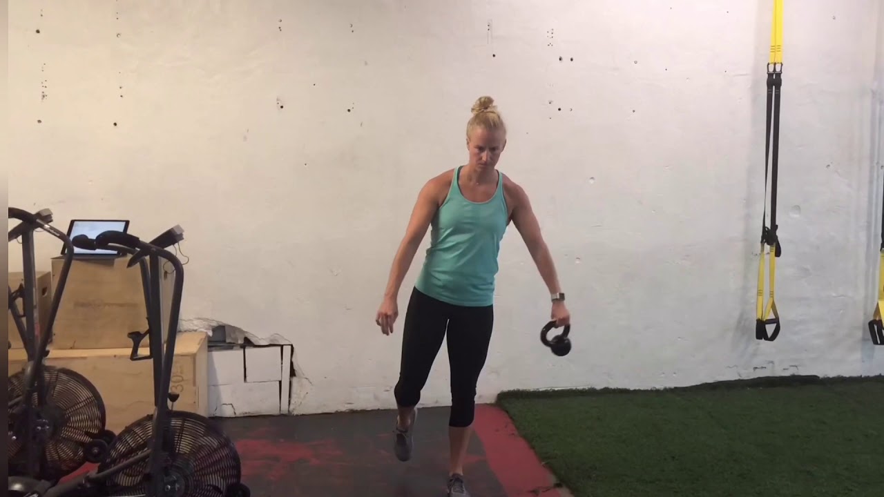 Single leg balance with KB pass YouTube