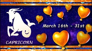 Capricorn (March 16th - 31st) MATERIALISTIC GAIN \& BETRAYAL, hoping the universe bring you TOGETHER!