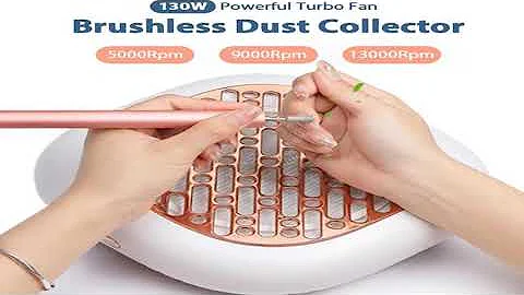 A must-have product! 130W Super Suction Brushless Nail Dust Collector Powerful Nail Dust Extractor