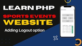 36 Adding logout option in PHP with session - Dot Code
